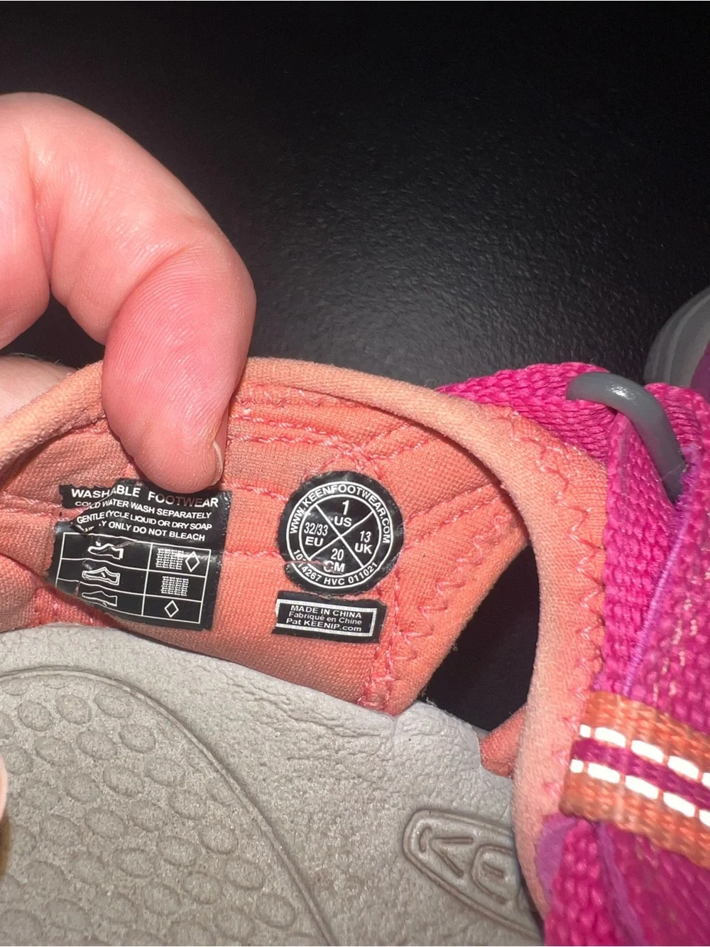 Keen Pink and Orange Kids Outdoor Sandals